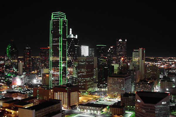 Downtown+dallas+texas+at+night